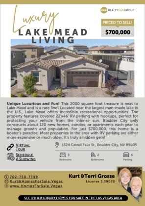 1324 Cattail Falls, Boulder City, NV - Homes For Sale