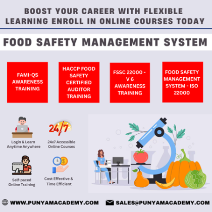 30% Discount on Food Safety and Management System Training Courses