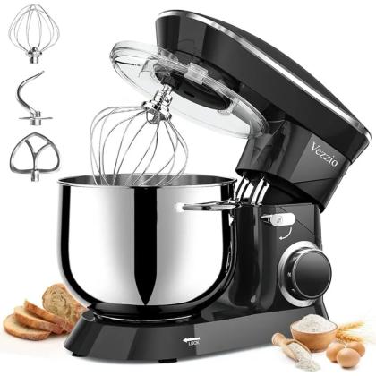 9.5 Qt Stand Mixer, 10-Speed Electric Kitchen Mixer with Stainless Steel Bowl