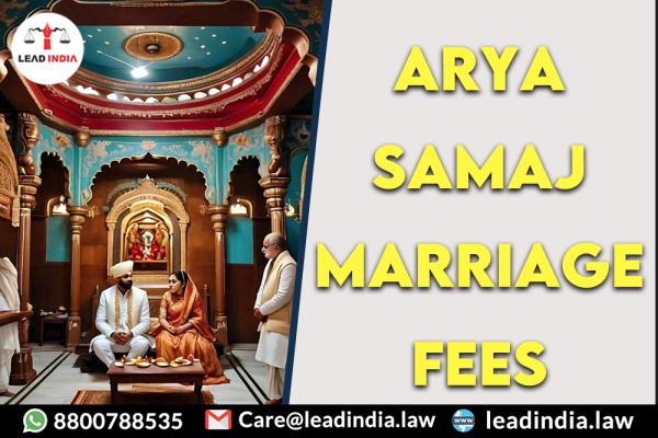 Arya Samaj Marriage Fees