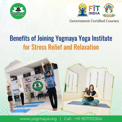 Benefits of Joining Yogmaya Yoga Institute for Stress Relief and Relaxation
