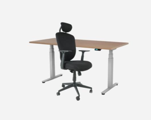 Bestelle den funktionalen und kompakten platzsparenden höhenverstellbaren Schreibtisch elektrisch 180x80