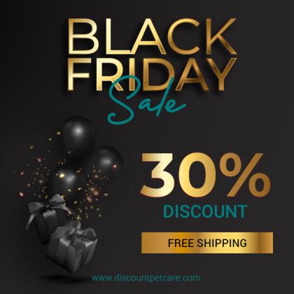 Black Friday Petcare Deals at DiscountPetCare - 30% Off + Free Shipping!