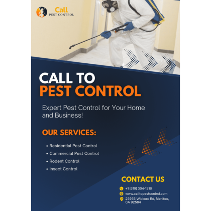 Call to Pest Control Make your home safe with USA's #1 Pest Control Service