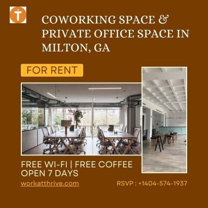 Coworking Space & Private Office Space in Milton, GA | Workspace at THRIVE