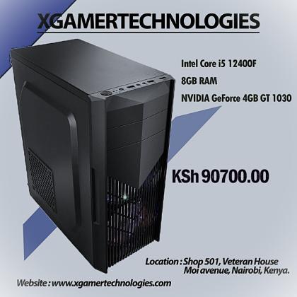 Custom tower core i5 12th gen PC with 3 free games