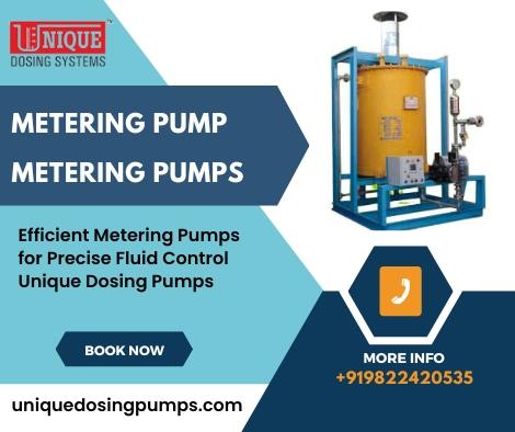 Efficient Metering Pumps for Precise Fluid Control Unique Dosing Pumps