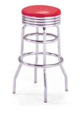 Find our swivel-seat Retro counter stools fabricated in the USA