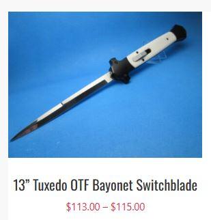 Find the extremely lightweight and compact Switchblade Knife available in two variants