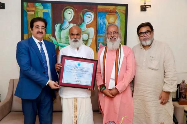 Guru Nandkishore’s Visit to Marwah Studios – Honored with Life Membership of WPDRF