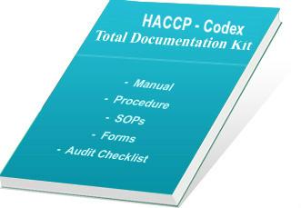 HACCP Documents Kit with Manual, Procedures
