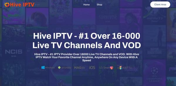 Hive IPTV: #1 Over 16,000 Live TV Channels and VOD in 4K