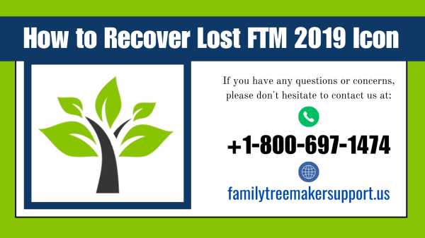 How to Recover Lost Family Tree Maker 2019 Icon