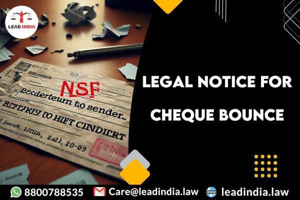 Legal Notice For Cheque Bounce