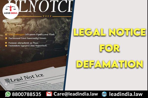Legal Notice For Defamation