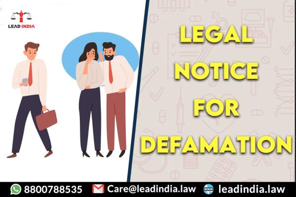 legal notice for defamation | Legal Firm | lead india