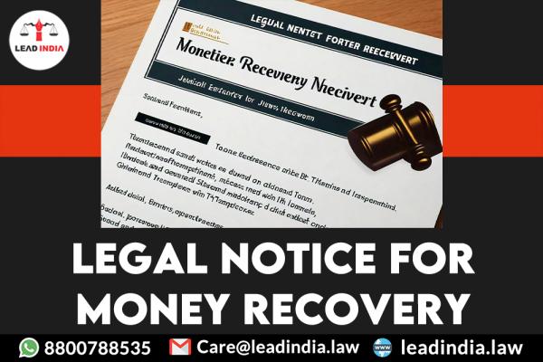 legal notice for money recovery | Legal Firm | lead india
