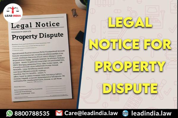 Legal Notice For Property Dispute