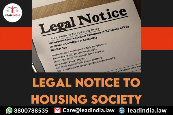 Legal Notice To Housing Society