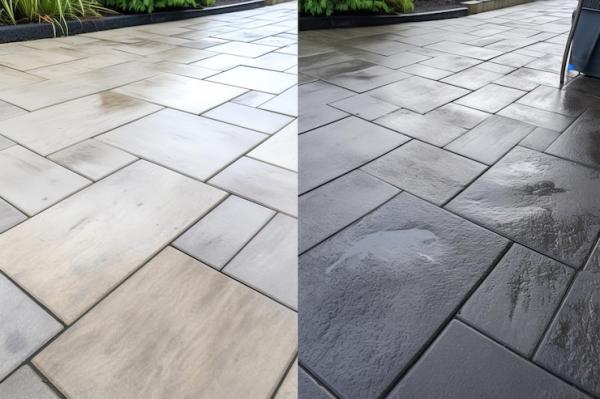 Power Wash Patio Before And After Houston