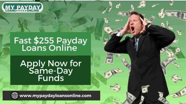 Quick $255 Payday Loans Online Same-Day Funding