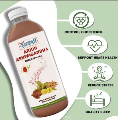 Stress Less, Thrive More: Arjun Ashwagandha Juice