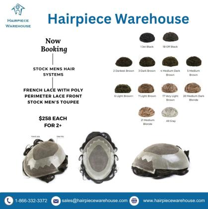 Top Men’s Hair Systems for a Natural Look - Hairpiece Warehouse