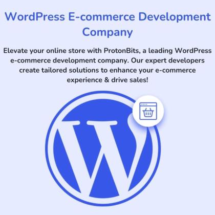 WordPress e-commerce development- ProtonBits