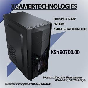 Custom tower core i5 12th gen PC with 3 free games