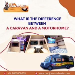 What is the difference between a caravan and a motorhome?