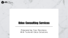 Odoo Consulting Services