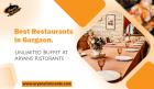 Best Restaurants in Gurgaon: Unlimited Buffet at Aryans Ristorante