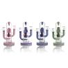 IC GLASS - Honey Bee on Top of Drip Perk Rig with Dual Bowl Piece & Dual Mouth Piece