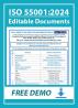 ISO 55001 Documents with Manual, Audit checklist, Procedures
