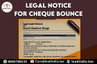 legal notice for cheque bounce | Legal Firm | lead india