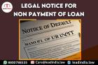 legal notice for non payment of loan | Legal Firm | lead india