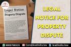 Legal Notice For Property Dispute