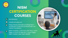 NISM Certification Courses Online Start Today