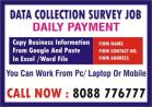 Survey Job | Copy paste work | Daily Income Upto Rs. 300 per day | 3078