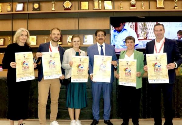 17th Global Film Festival Noida 2024 Poster Launched by Austrian Delegation