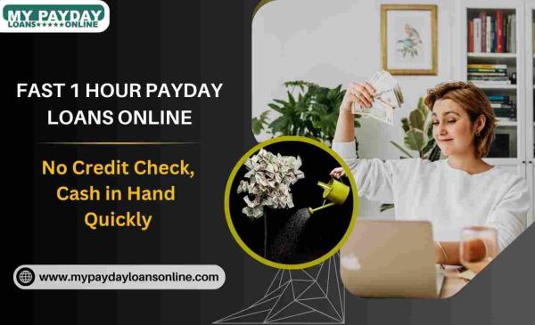 1 Hour Payday Loans Online No Credit Check – Fast & Secure