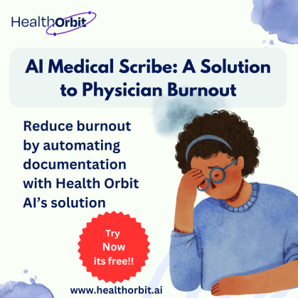 Advanced Medical Scribe AI for Streamlined Healthcare Documentation | Health Orbit AI