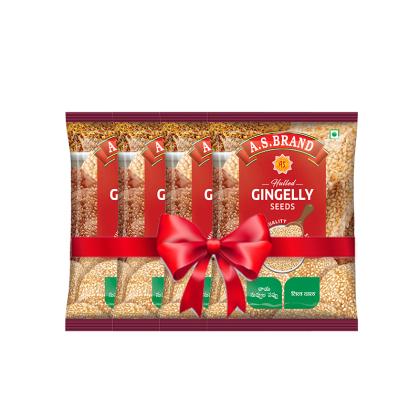 A.S. Brand Hulled Gingelly Seeds 1 Kg (500 gms X 2)
