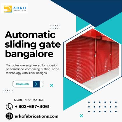 Automatic Sliding Gates in Bangalore  ARKO Fabrications