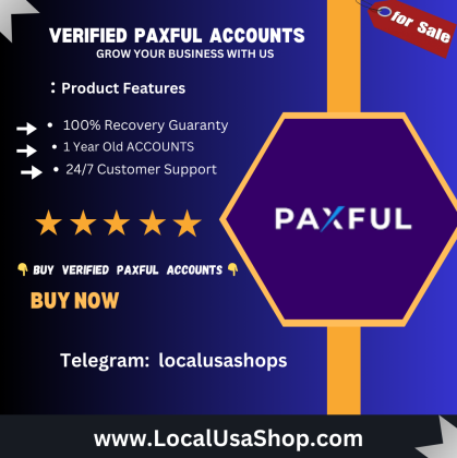 Buy verified Paxful accounts