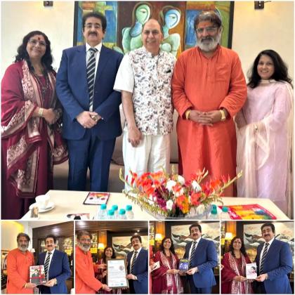 Book on Spirituality and Climate Change Foundation Poster Unveiled at Marwah Studios
