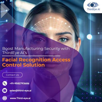 Boost Manufacturing Security with ThirdEye AI’s Facial Recognition Access Control Solution