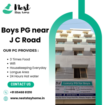 Boys PG near J C Road