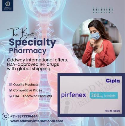 Buy Pirfenex 200mg for IPF at Wholesale Price - Oddway International