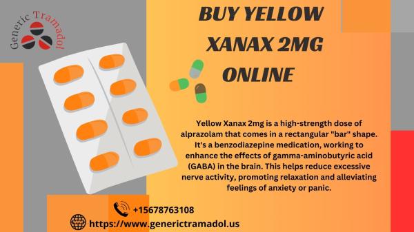 Buy Yellow Xanax 2mg Online in USA